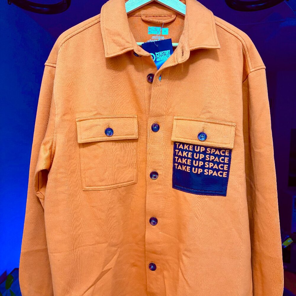🔥 Men’s Rust Shacket – Medium & Small | New With Tags | Warm & Stylish 🔥